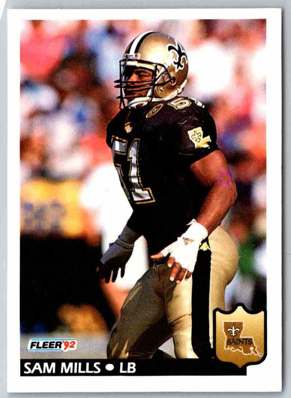 1991 Fleer Ultra Sam Mills #282
