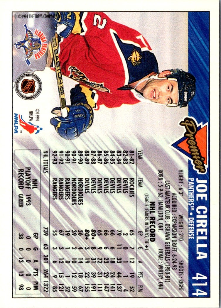 1993 Topps Premier Joe Cirella