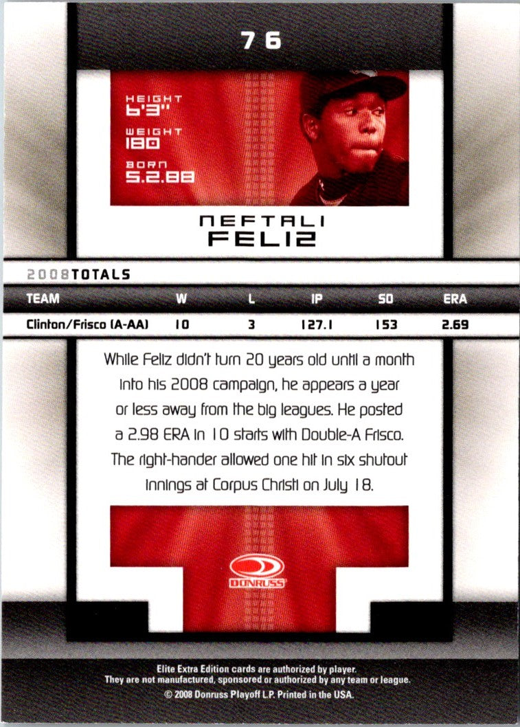 2008 Donruss Elite Extra Edition Neftali Feliz