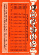 1988 Topps Traded Glenn Hubbard