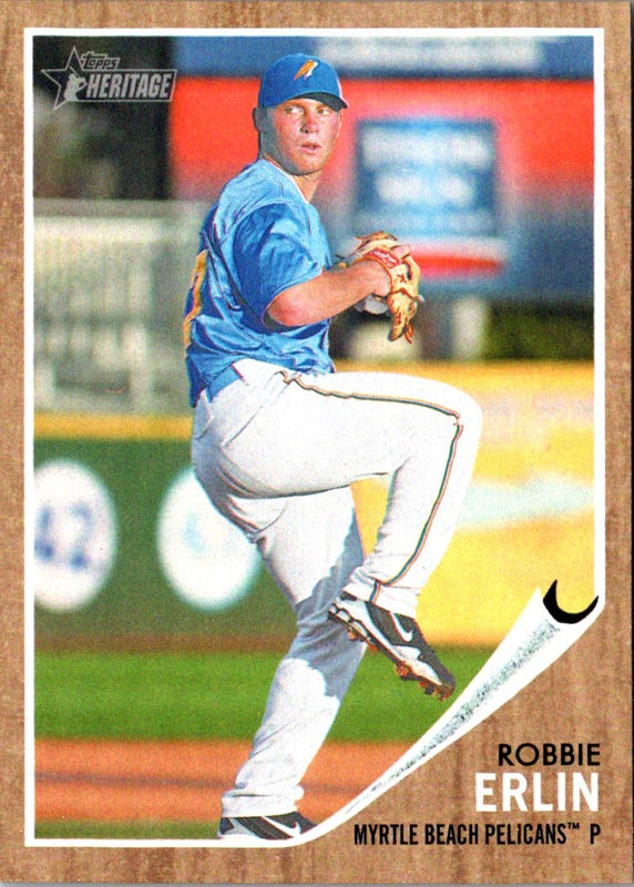 2011 Topps Heritage Minor League Robbie Erlin #108
