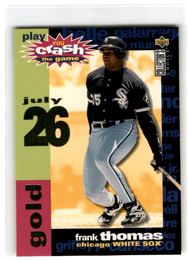 1995 Collector's Choice You Crash the Game Silver Frank Thomas #CG19C
