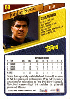 1993 Topps Junior Seau #60