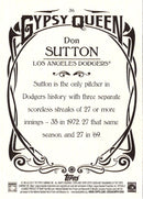 2015 Topps Gypsy Queen Don Sutton