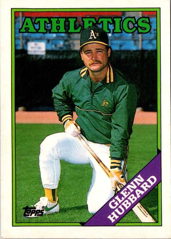 1988 Topps Traded Glenn Hubbard #53T