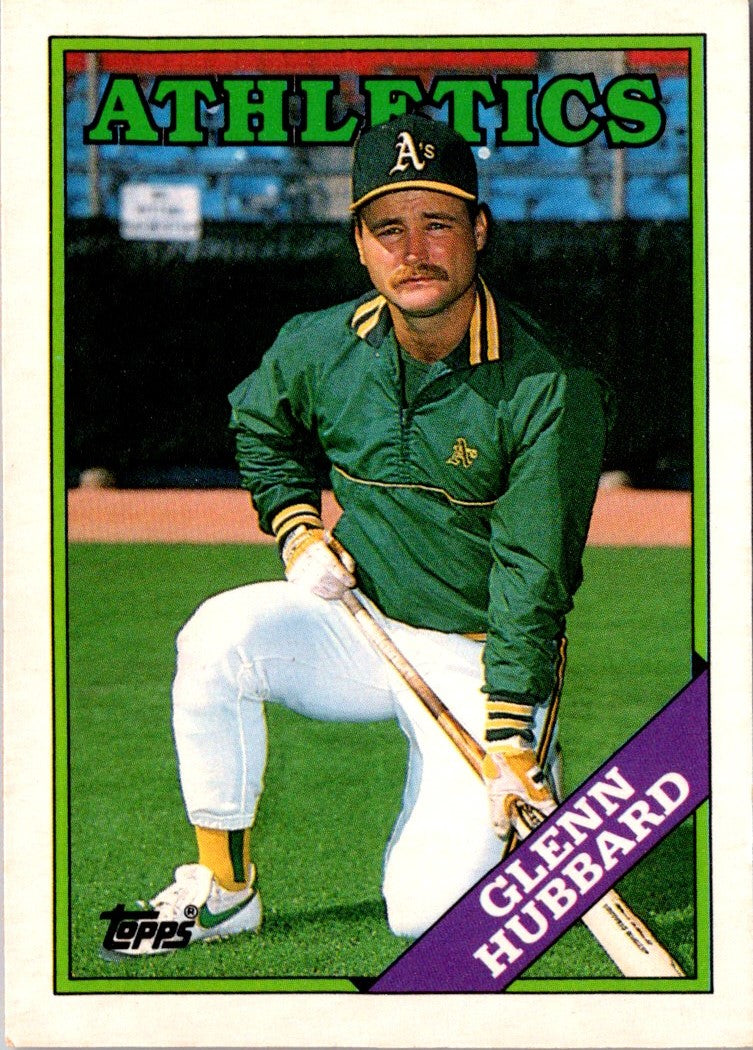 1988 Topps Traded Glenn Hubbard