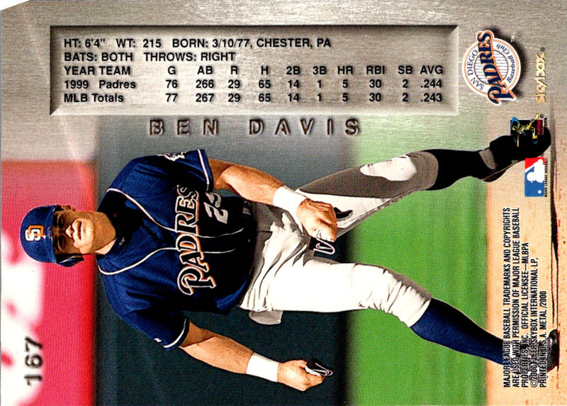 1998 Fleer Tradition Update Ben Davis