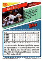 1993 Topps Gold Ken Hill #495