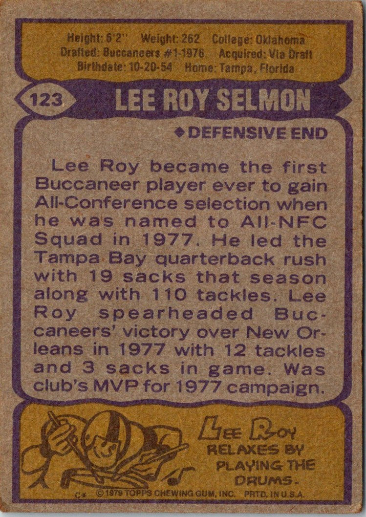 1979 Topps Lee Roy Selmon