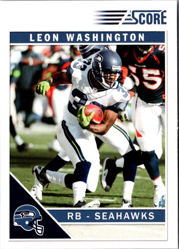 2011 Score Leon Washington #260