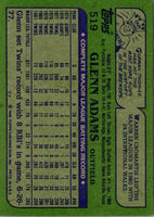 1982 Topps Glenn Adams #519