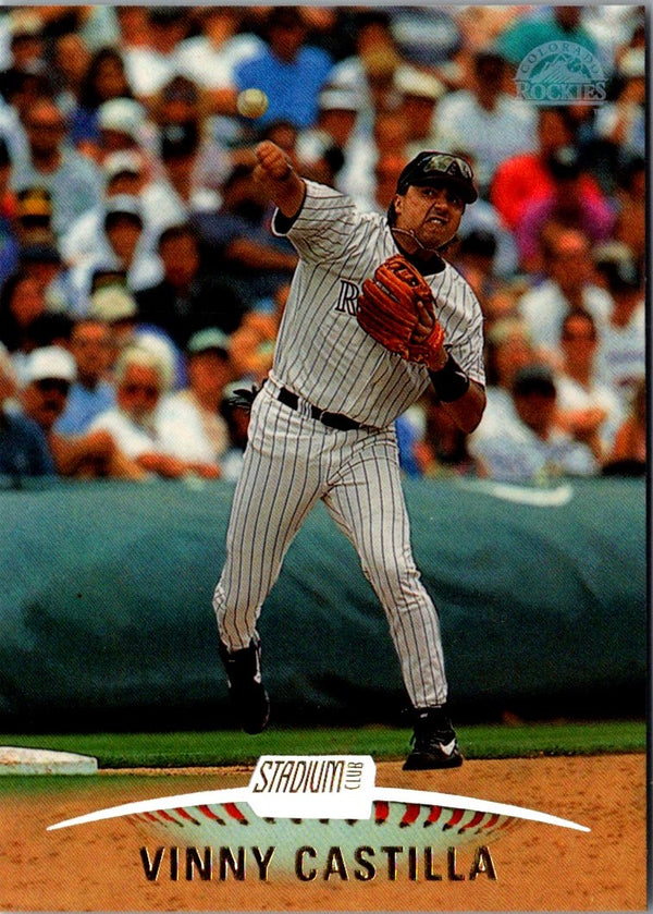 1999 Stadium Club First Day Issue Vinny Castilla #9 /200