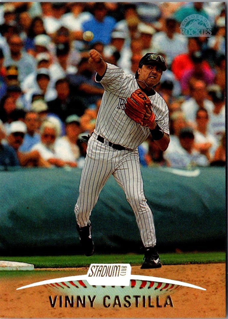 1999 Stadium Club First Day Issue Vinny Castilla