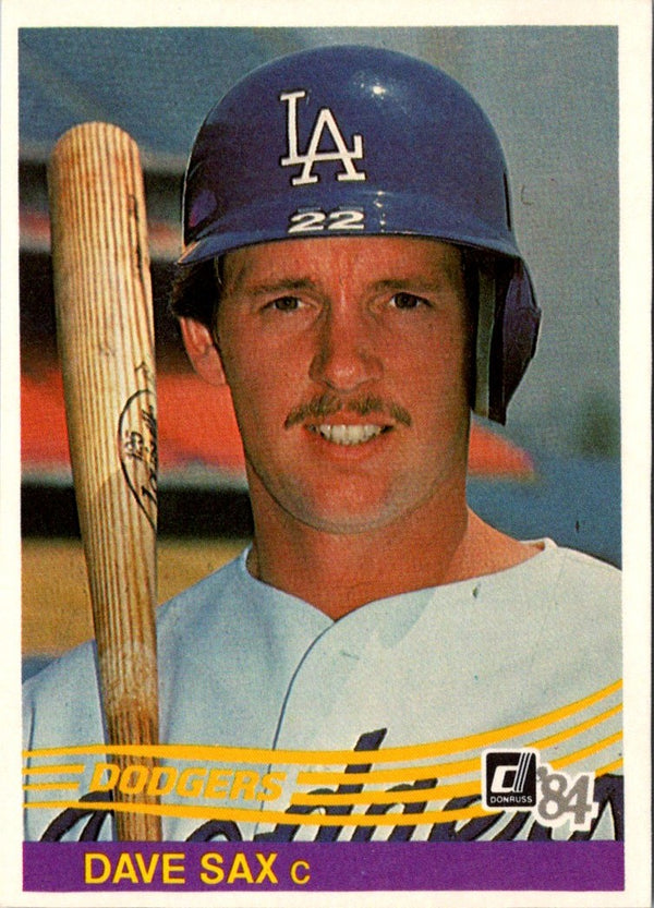 1984 Donruss Dave Sax #519 Rookie