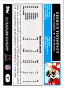 2005 Topps Derrius Thompson