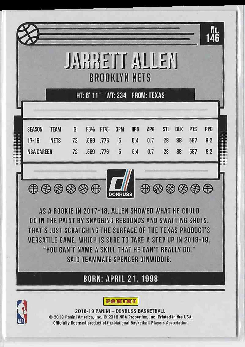 2018 Donruss Jarrett Allen