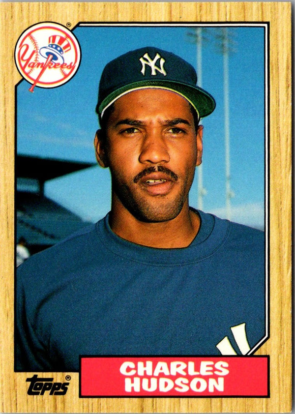 1987 Topps Traded Charles Hudson #50T