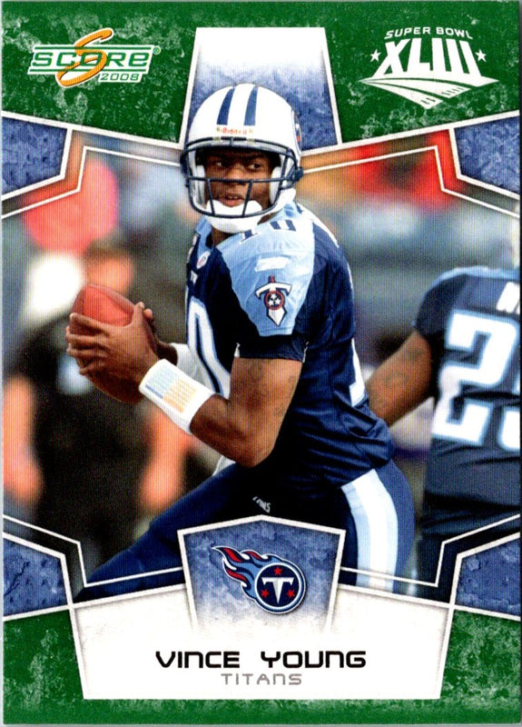 2008 Score Super Bowl XLIII Vince Young #314