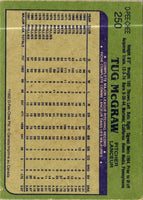 1982 O-Pee-Chee Tug McGraw #250