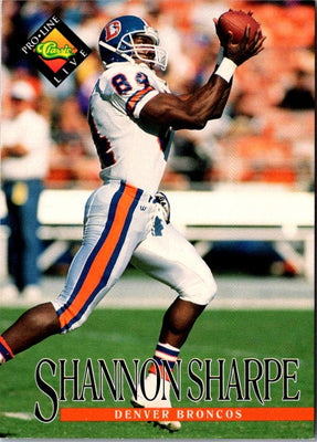 1994 Pro Line Live Shannon Sharpe #36
