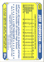 1987 Topps Traded Jeff Robinson #104T