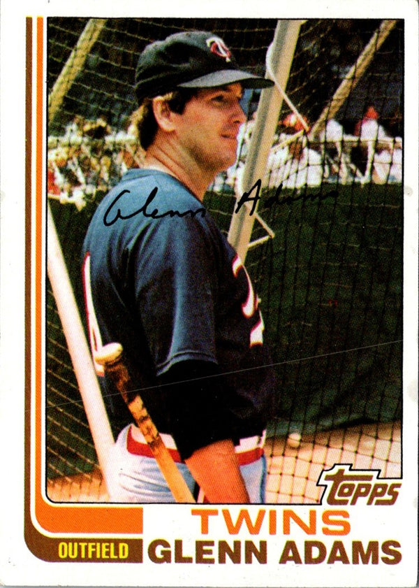 1982 Topps Glenn Adams #519