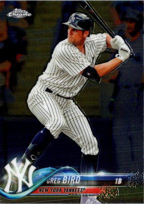 2018 Topps Chrome Refractor Greg Bird #174