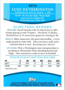 2008 Bowman Prospects Luke Hetherington