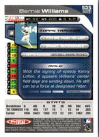 2004 Topps Total Bernie Williams #535