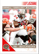 2011 Score Scorecard Cadillac Williams