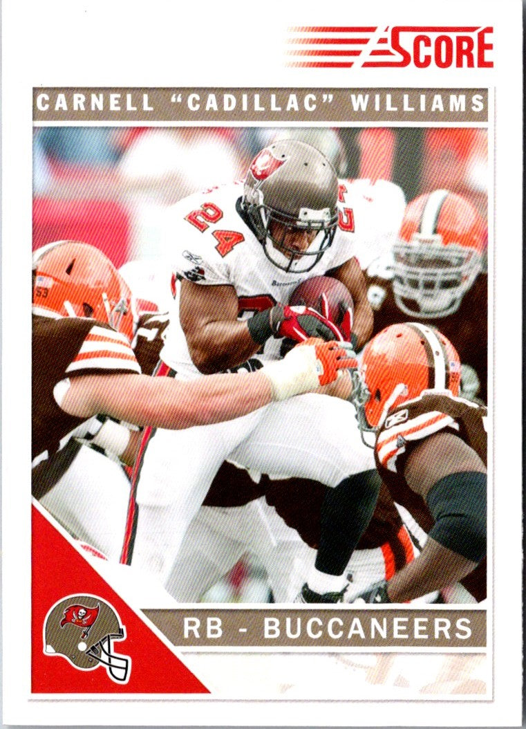 2011 Score Scorecard Cadillac Williams