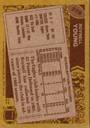 1986 Topps Roynell Young