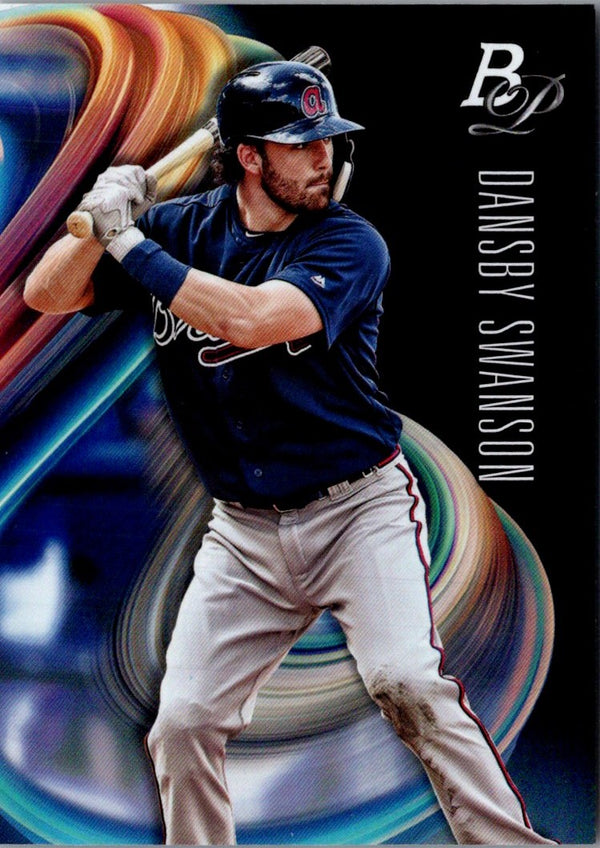 2018 Bowman Platinum Dansby Swanson #90