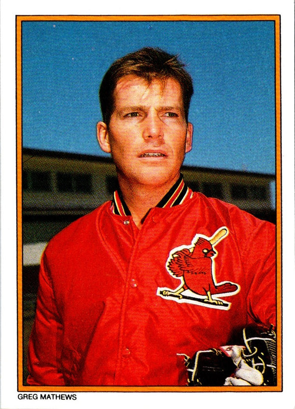 1987 Topps Glossy Send-Ins Greg Mathews #60