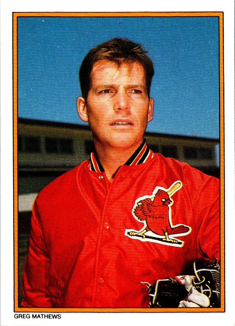 1987 Topps Glossy Send-Ins Greg Mathews