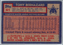 1984 Topps Tony Bernazard