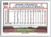 1992 Topps John Franco #690
