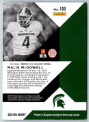 2017 Panini Elite Draft Picks Malik McDowell