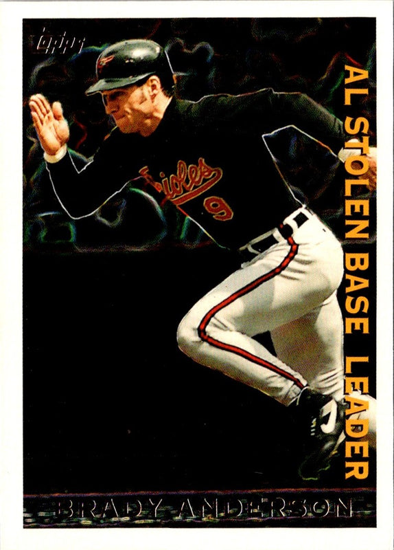1995 Topps League Leaders Brady Anderson #LL18
