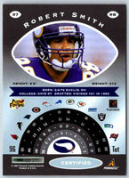 1997 Pinnacle Certified NFL Robert Smith #97
