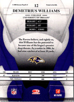2008 Leaf Certified Materials Demetrius Williams #12