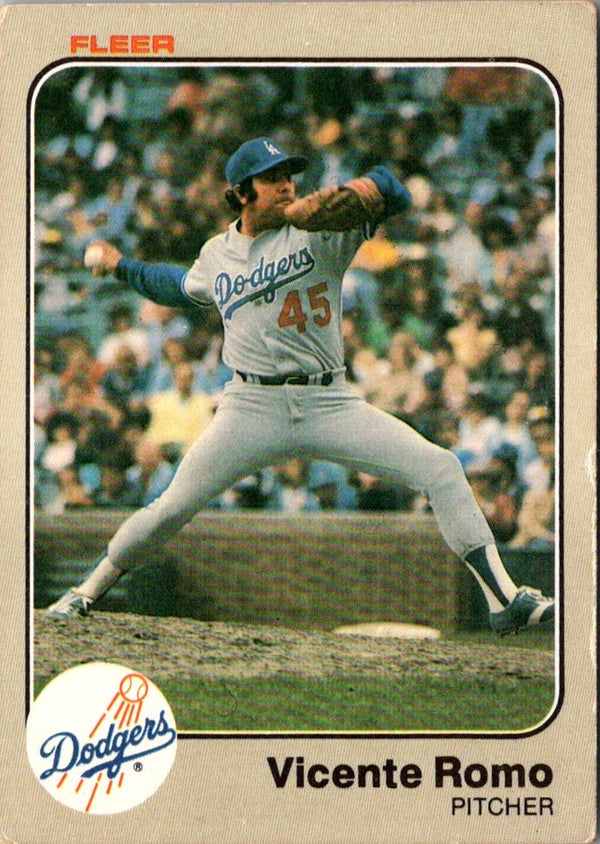 1983 Fleer Vicente Romo #218