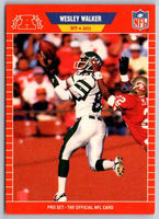 1989 NFL Proset Wesley Walker #473
