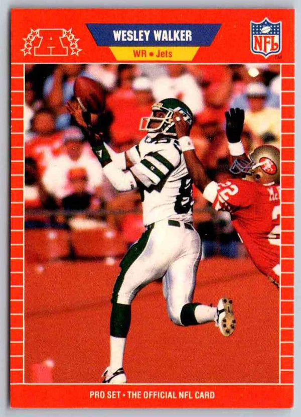 1989 NFL Proset Wesley Walker #473