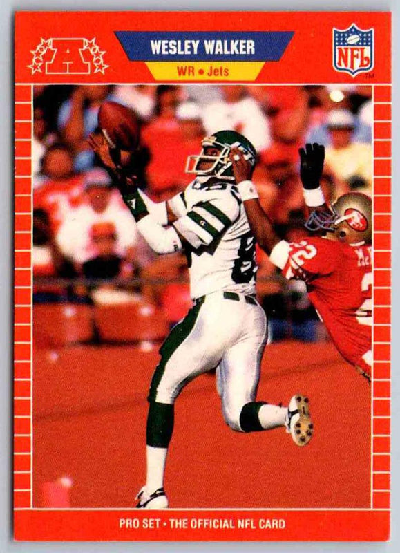 1989 NFL Proset Wesley Walker #473