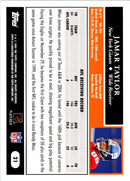 2005 Topps Jamaar Taylor