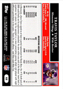 2005 Topps Travis Taylor