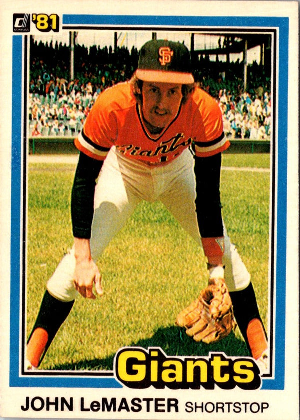 1981 Donruss John LeMaster #432