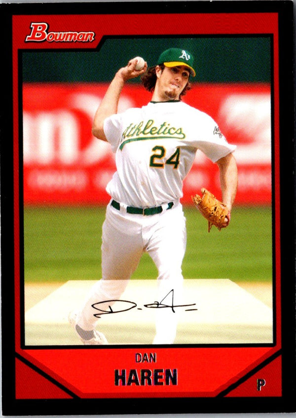 2007 Bowman Gold Dan Haren #56