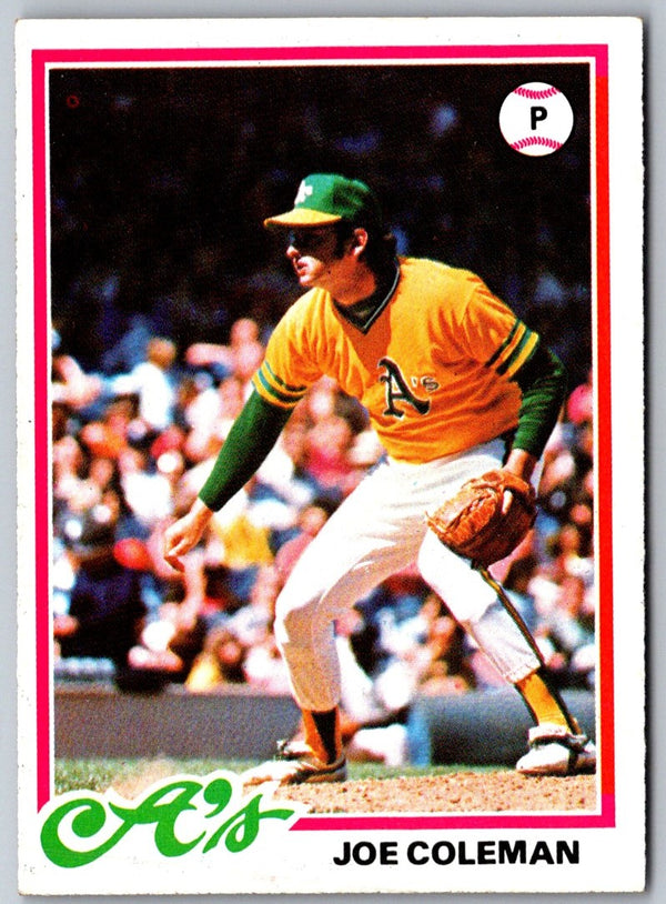 1978 Topps Joe Coleman #554